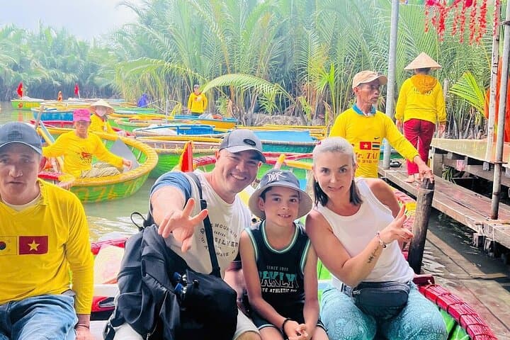 Hoi An Basket Boat & Lantern Night: Bay Mau Coconut Forest Full-Day Experience