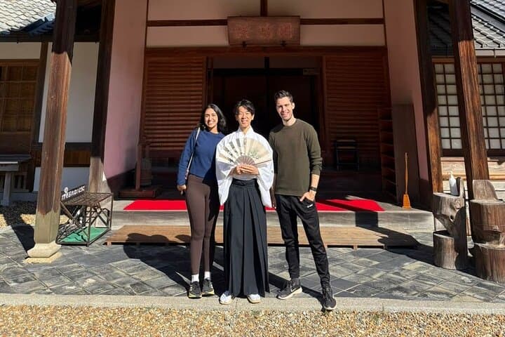 Train with a Samurai Sword Master at Ryuan-ji Temple — Private Kenjutsu Experience in Minoh photo 5
