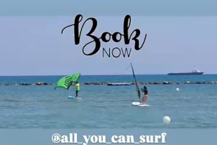 Windsurfing & Wingfoil Lessons in Larnaca: 2‑Hour Intro with Gear Included