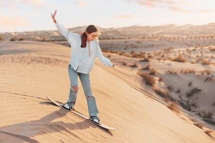 Morning Desert Safari Abu Dhabi: Dune Bashing, Sandboarding & Camel Farm photo 1