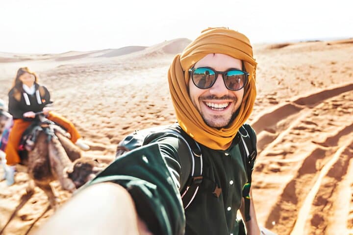 Agafay Desert Quad & Camel Evening — Marrakech Adventure with Dinner and Fire Show photo 2