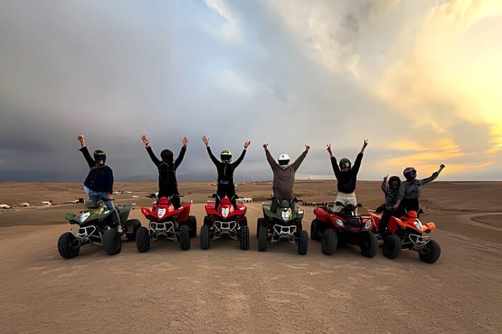 Agafay Desert Quad & Camel Evening — Marrakech Adventure with Dinner and Fire Show photo 4