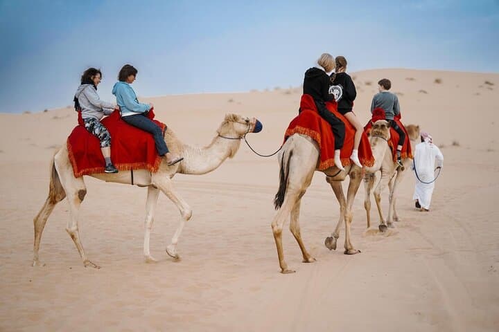 Abu Dhabi Morning Desert Safari and Camel Ride — Dune Bashing, Sandboarding & Camel Farm Visit photo 2
