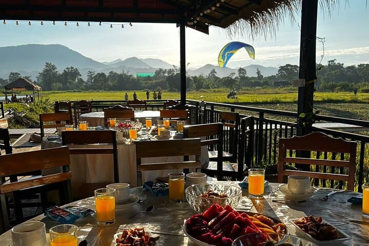 Vang Vieng Hot Air Balloon, Kayak, Zipline and Blue Lagoon Day Tour photo 2