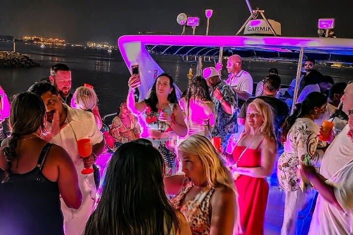 Dubai Marina Yacht Party: Night Cruise with BBQ, Open Bar & Live DJ photo 2