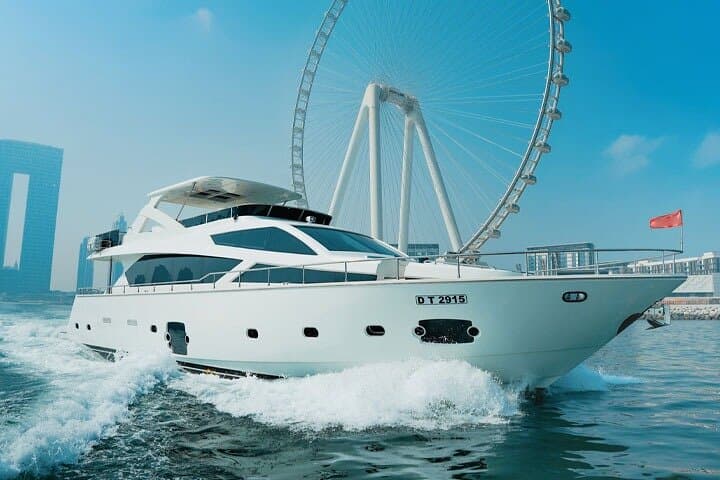 Dubai Harbour Luxury Yacht Cruise with BBQ and Skyline Views photo 4