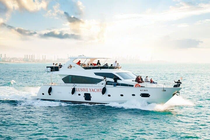 Dubai Harbour Luxury Yacht Cruise with BBQ and Skyline Views photo 6