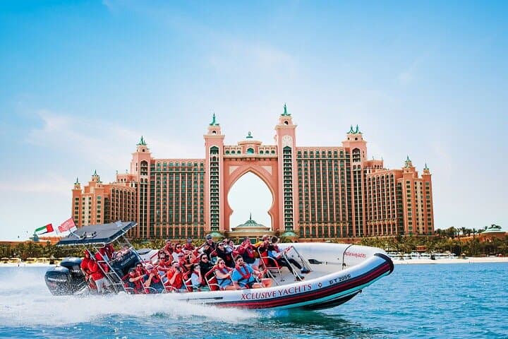 Dubai Speedboat Cruise: 90-Minute RIB Tour Around Palm Jumeirah, Atlantis & Burj Al Arab