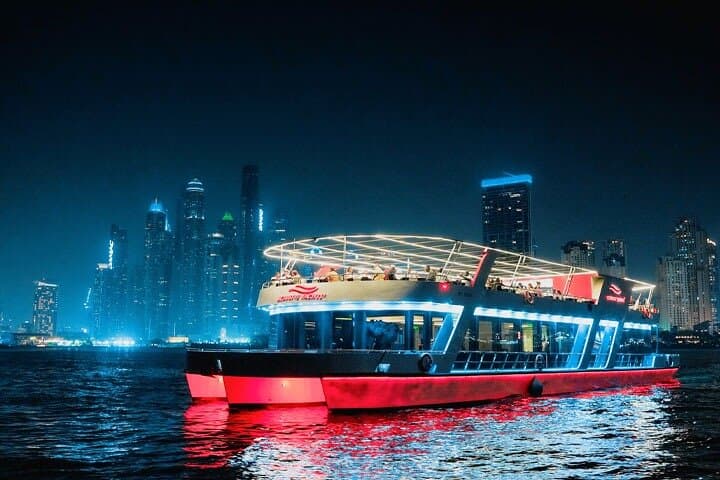 Dubai Marina Dinner Cruise: Live Music, Open Bar & International Buffet Under City Lights photo 4