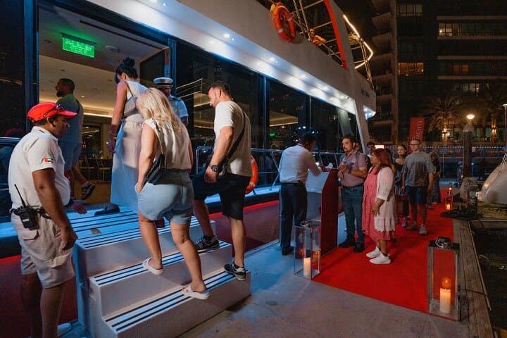 Dubai Marina Dinner Cruise: Live Music, Open Bar & International Buffet Under City Lights photo 6