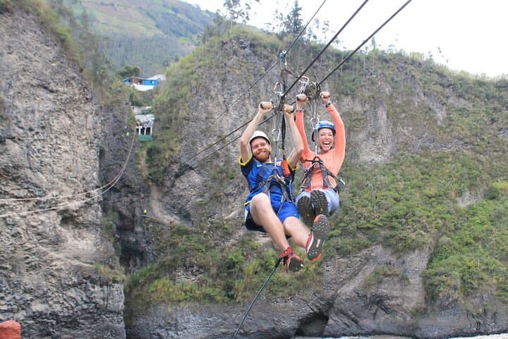Slackline and Zipline Adventure at Holy Water Baths, Baños photo 5