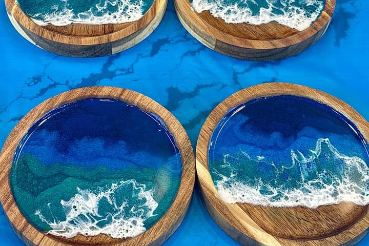 Siesta Key Resin Coaster Workshop — DIY Epoxy Coaster Class in Sarasota photo 6