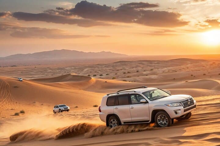 Dubai Desert Safari: Dune Bashing, Camel Rides & Evening Camp