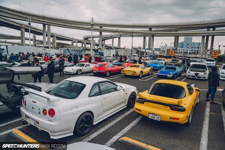 JDM Daikoku Car Meet & Tokyo Tower Night Drive Experience