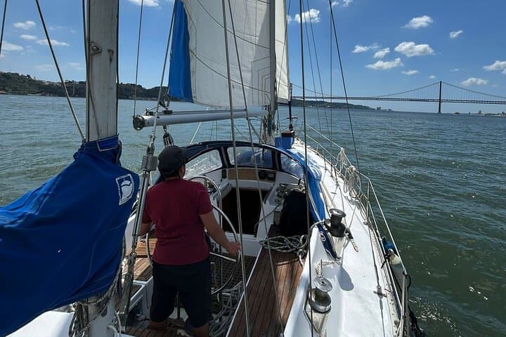 Sunset Sailing on Lisbon's Tagus: Bridge Views, Belém Tower & Local Wines photo 6