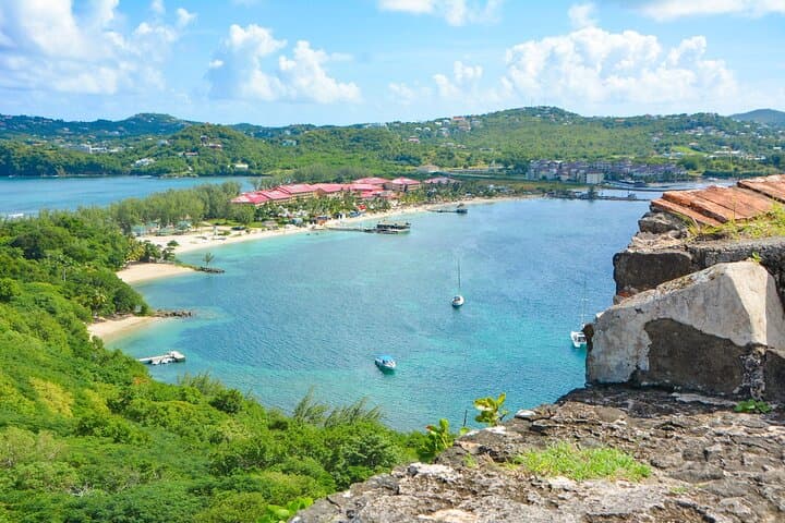 Speedboat and Fort Rodney: 3-Hour Sea & Land Adventure from Castries