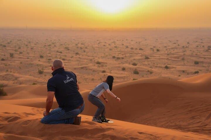 Dubai Sunrise Desert Safari: Dune Bashing, Sandboarding & Camel Ride photo 4
