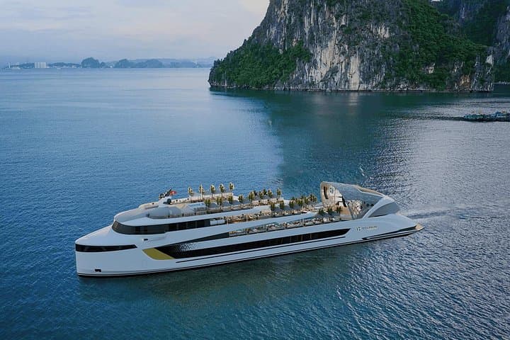 Ha Long Bay Dolphin 5-Star Day Cruise — Pool, Kayaking & Titop Island