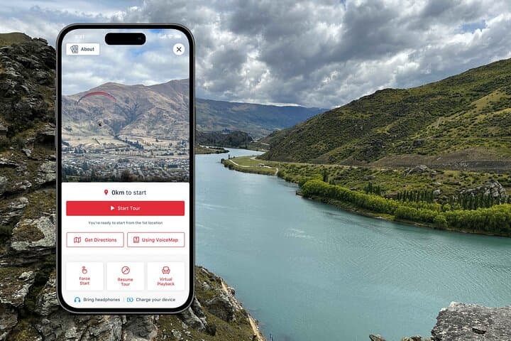 Queenstown to Wānaka Self-Guided Gibbston Valley Scenic Drive