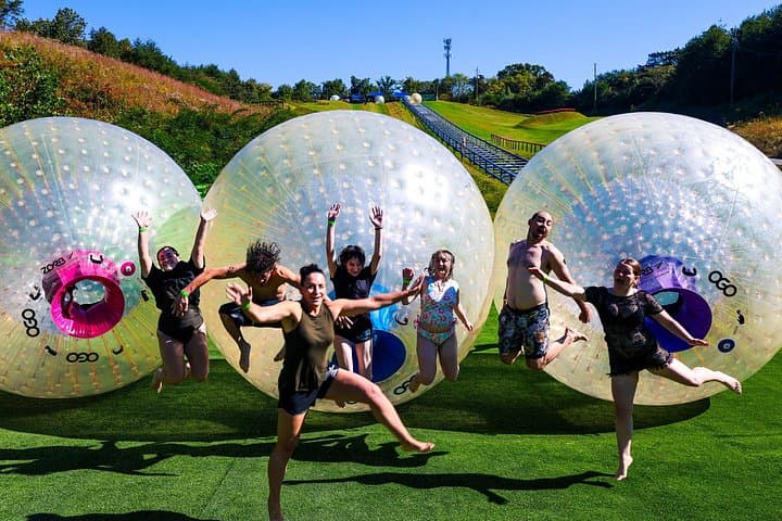 Zorbing at Outdoor Gravity Park in Pigeon Forge: Roll the 1,000-ft OGO Tracks photo 1