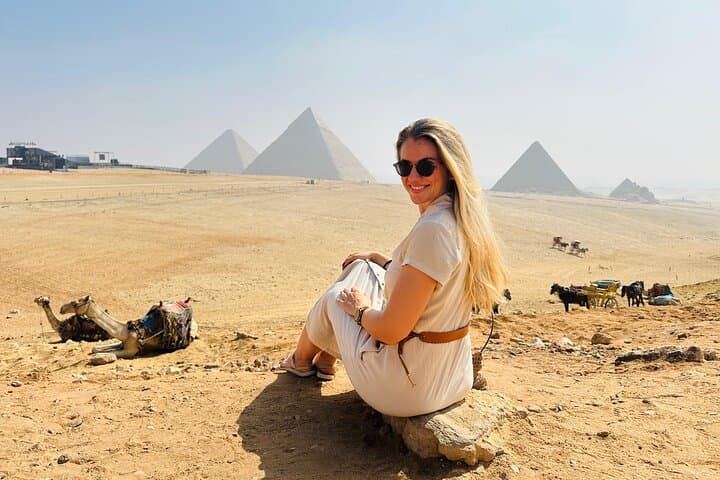 Giza Pyramids Private Tour: Great Pyramid, Sphinx & Camel Ride with Lunch photo 6