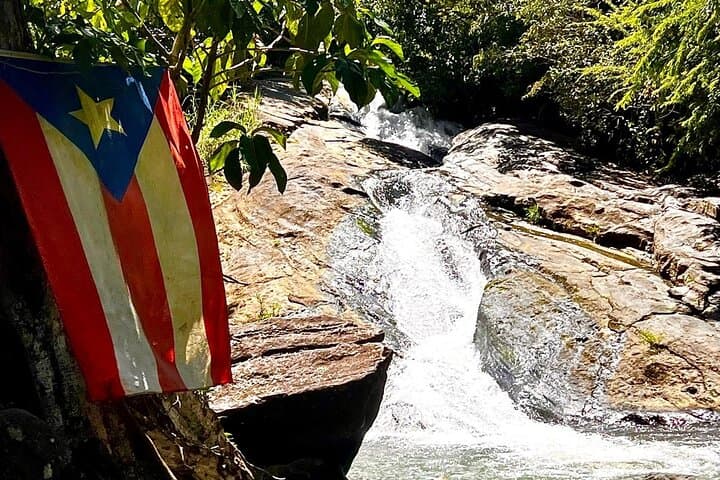 El Yunque Rainforest Waterslides and Luquillo Beach Tour: Natural Rock Slides & Local Eats photo 2