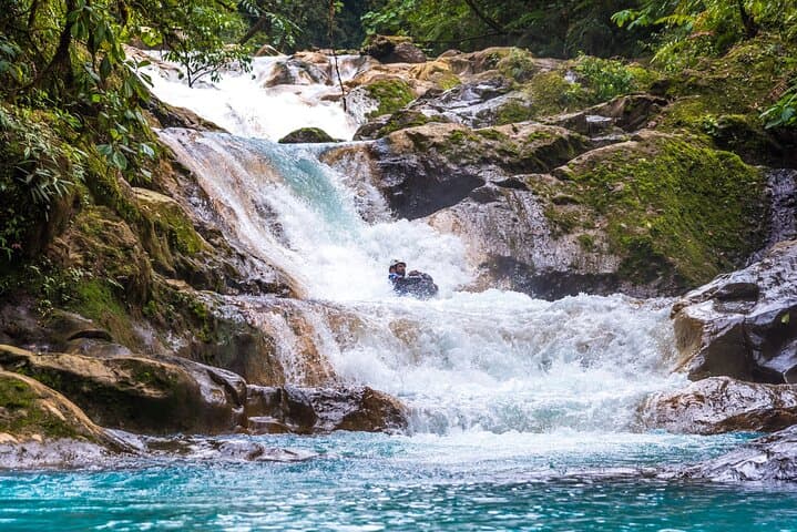Blue Falls Canyoning Tour — Rappels, Natural Slides & Pools in La Fortuna photo 2