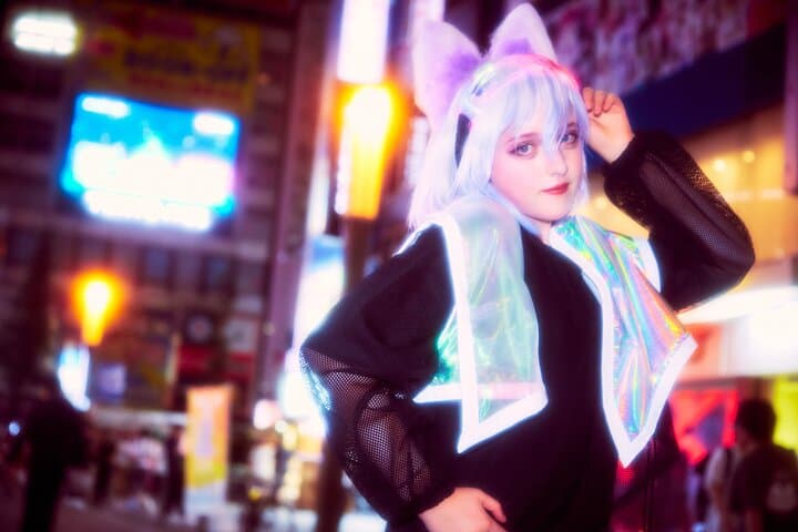 Cyberpunk Cosplay Photo Shoot in Akihabara: Professional Makeup & Studio Experience photo 3