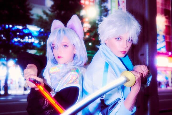 Cyberpunk Cosplay Photo Shoot in Akihabara: Professional Makeup & Studio Experience