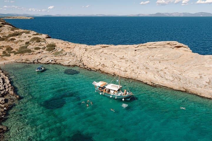 Athens Private 4-Stop Aegean Cruise: Swim Stops & Coastal Sights photo 3