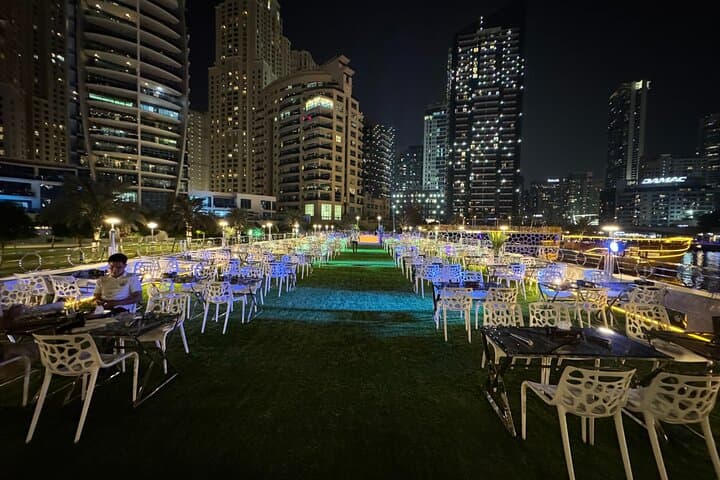 Lotus Mega Yacht Evening Cruise: Dubai Marina Buffet, Drinks & Skyline Views photo 3