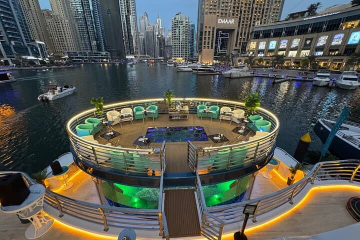 Lotus Mega Yacht Evening Cruise: Dubai Marina Buffet, Drinks & Skyline Views photo 5