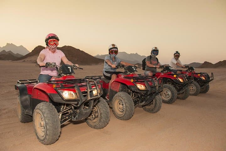 Sunset ATV Quad Safari & Bedouin Camel Ride — Hurghada Desert Adventure