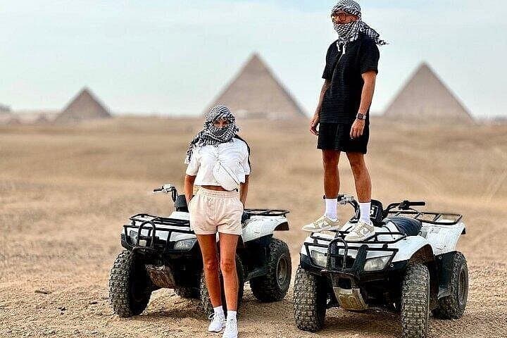 Giza Pyramids & Desert Adventure: Quad Bike and Camel Ride from Cairo photo 2