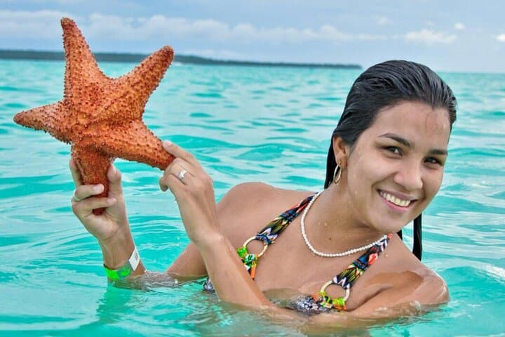 Saona Island Catamaran Day Trip from Punta Cana: Natural Pool, Beach Lunch & Party photo 2