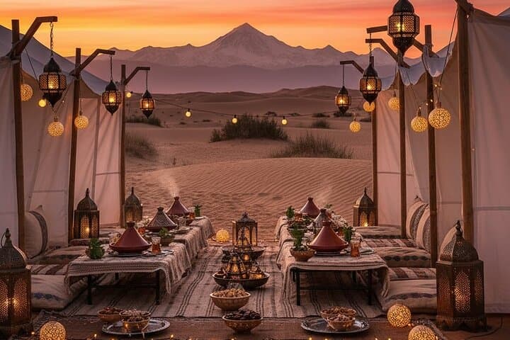Sunset Camel Ride and Berber Dinner in Agafay Desert Near Marrakech photo 6