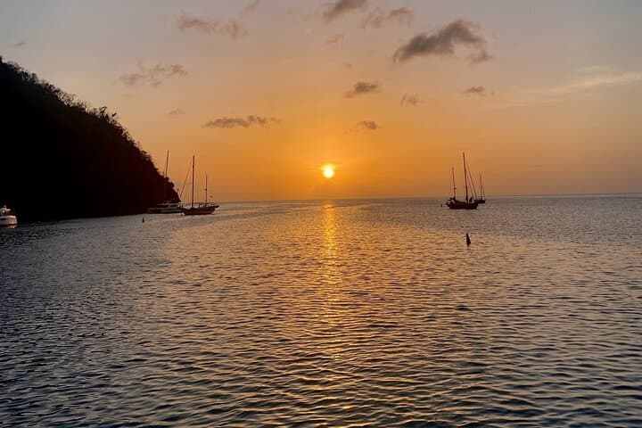 Sunset Cruise to Sugar Beach: Piton Party & Snorkel photo 3