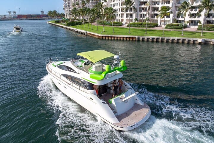 Miami Private Yacht Charter: 70ft Cruise from Miami River to Biscayne Bay photo 2