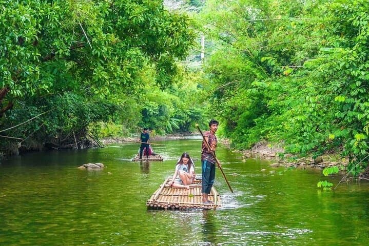 Private Phuket Minivan Adventure: Bamboo Rafting, Sea Turtles & Waterfall Swim photo 2