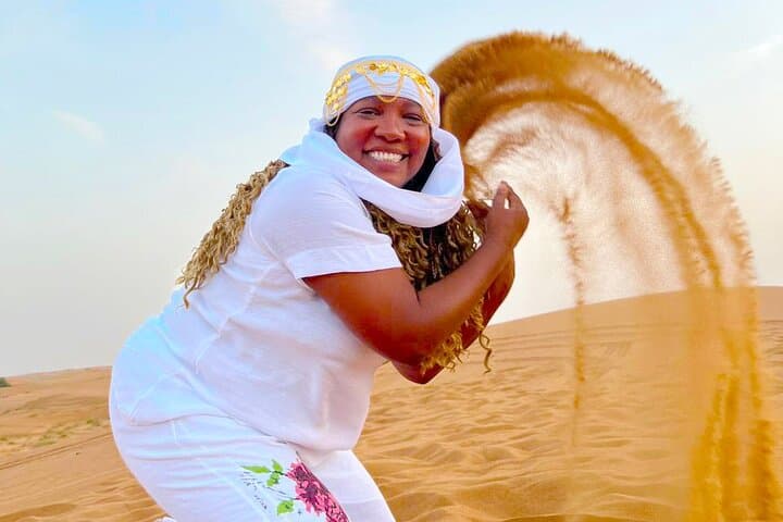 Abu Dhabi Desert Safari Evening: Dune Bashing, Camel Ride & Bedouin BBQ photo 2