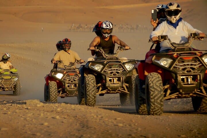 Agafay Desert Quad Ride, Camel Trek & Pool Lunch Near Marrakech