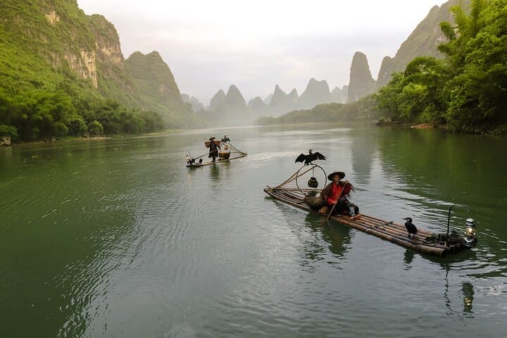 Li River Sunrise: Private Cormorant Fisherman Photography Session in Yangshuo photo 4