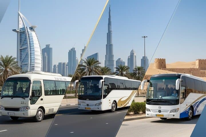 Dubai Airport Group Coach Transfer — Stress-Free Luxury Arrival to the City