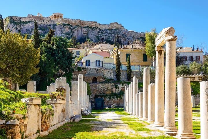 Explore Athens' Roman Agora: Self-Guided Audio Tour & Tower of the Winds
