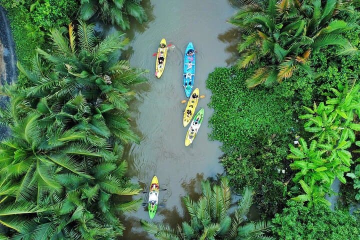 VIP Mekong Delta Cycling and Kayak Day Trip from Ho Chi Minh City