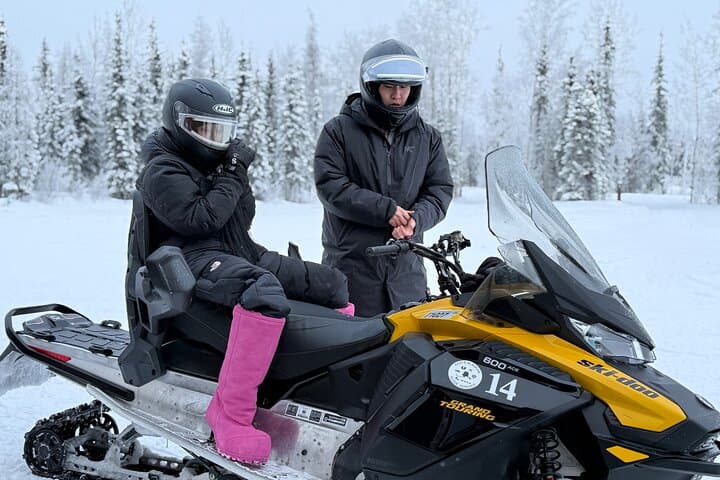 Forest Snowmobile Tour from Fairbanks — Chena River & Pipeline Snowmobile Ride photo 6