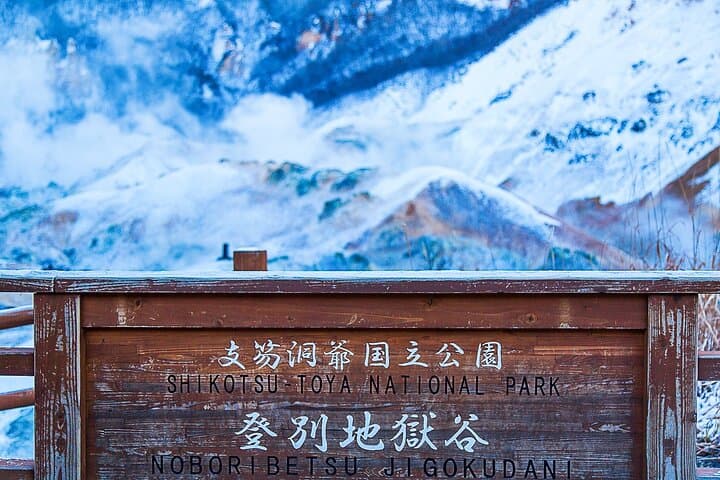 Winter day tour from Sapporo: Noboribetsu Hell Valley, Lake Toya & Bear Farm photo 6
