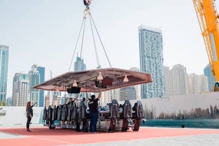 Dinner in the Sky Dubai: Floating Restaurant Over Marina and Skyline photo 3