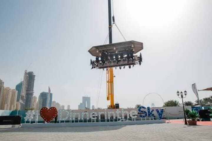 Dinner in the Sky Dubai: Floating Restaurant Over Marina and Skyline photo 2