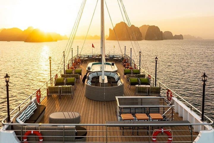 Halong Bay Day Cruise: Kayak, Cave Visit, Titov Island & Onboard Jacuzzi photo 2